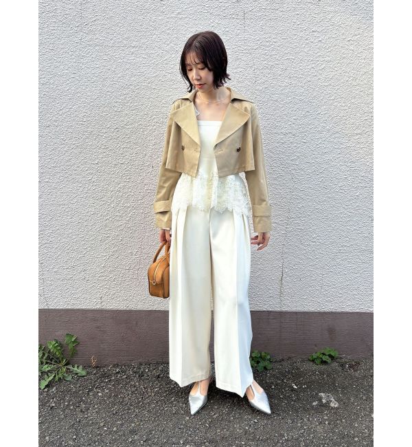 LAGUNAMOON「アシメデザインベルトタックパンツ」|その他|