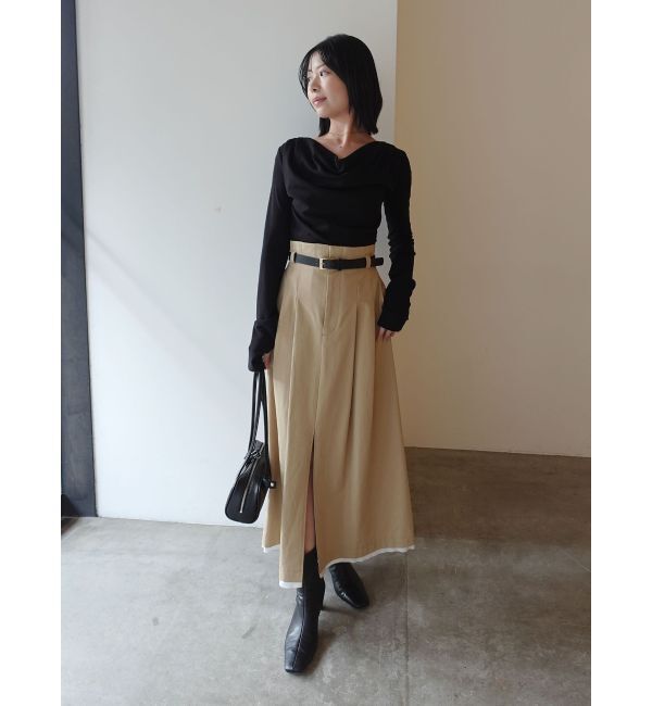 LAGUNAMOON「オフショルドレープ2WAYトップス」|Tシャツ・カットソー|