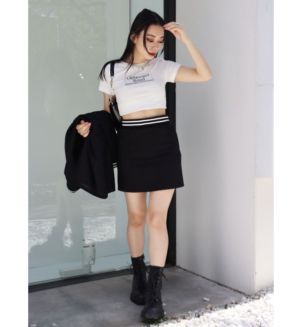 EVRIS「ウエストラインミニスカート【セットアップ着用可能】」|スカート|