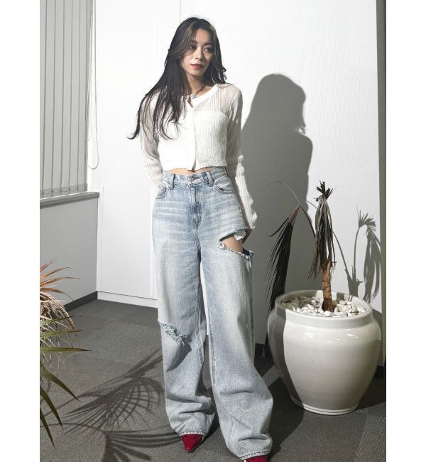 EVRIS「シアーアンサンブルニット」|ニット・セーター|