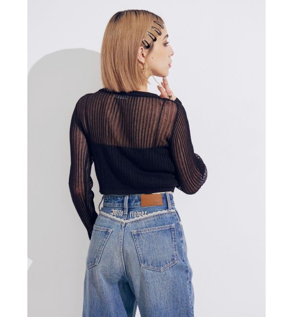 EVRIS「シアーアンサンブルニット」|ニット・セーター|