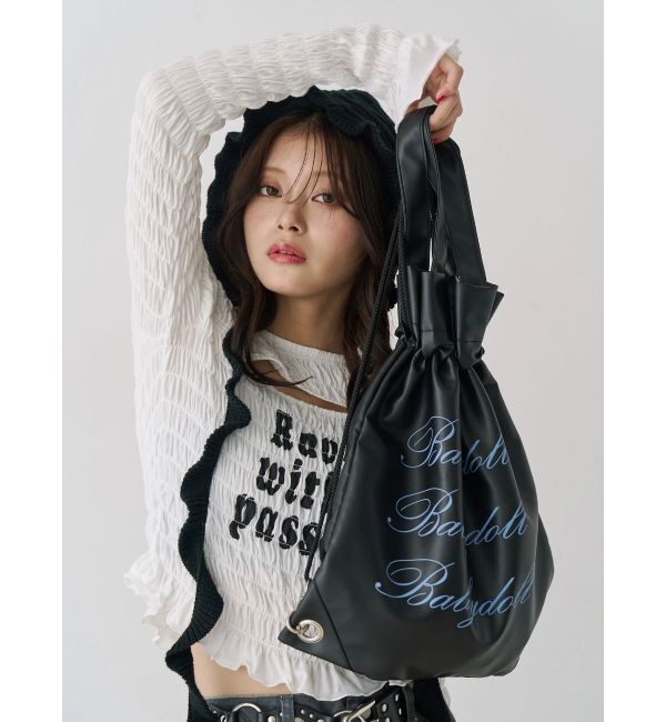 jouetie「2WAYロゴナップサック」|その他|ブラック