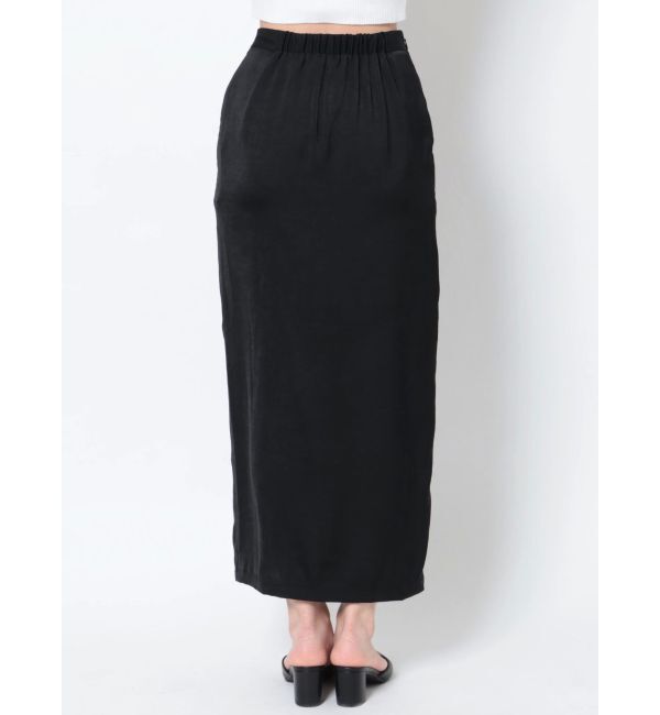 GYDA「ドロスト シャーリング スリットスカートライクショートパンツ」|スカート|