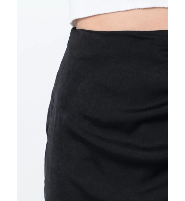 GYDA「ドロスト シャーリング スリットスカートライクショートパンツ」|スカート|