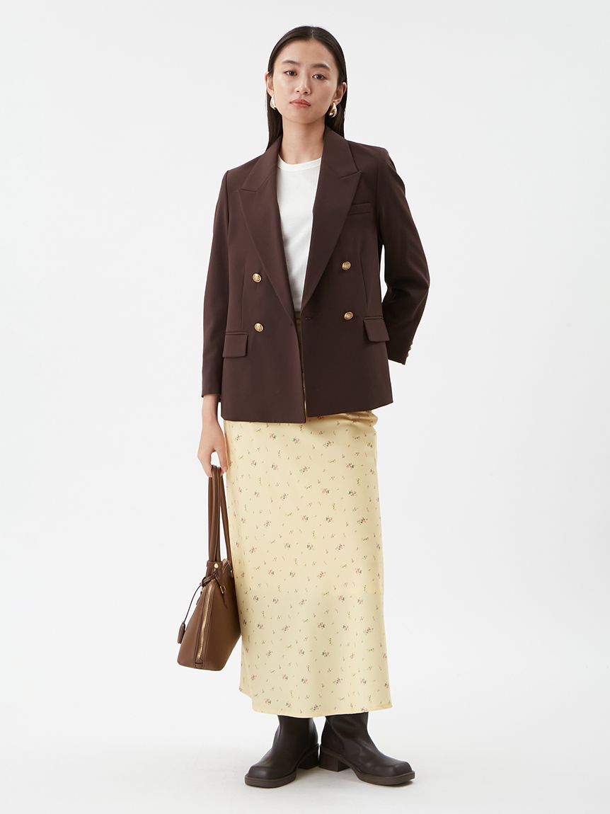 Mila Owen「金釦ダブルブレストブレザー」|テーラードジャケット|