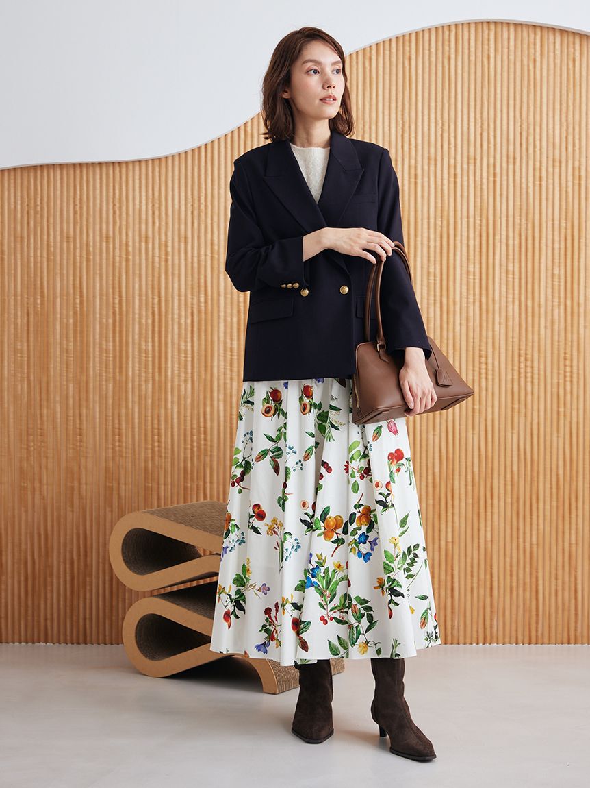 Mila Owen「金釦ダブルブレストブレザー」|テーラードジャケット|