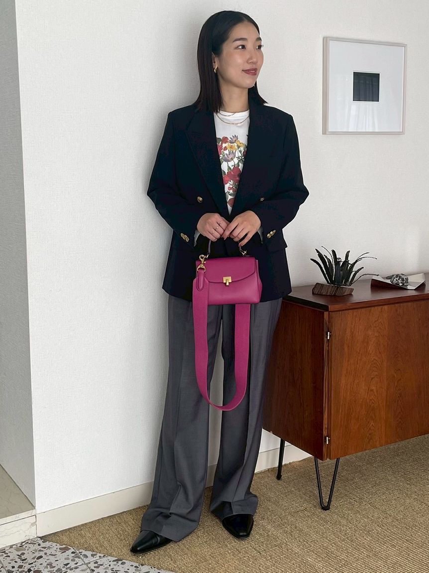 Mila Owen「金釦ダブルブレストブレザー」|テーラードジャケット|