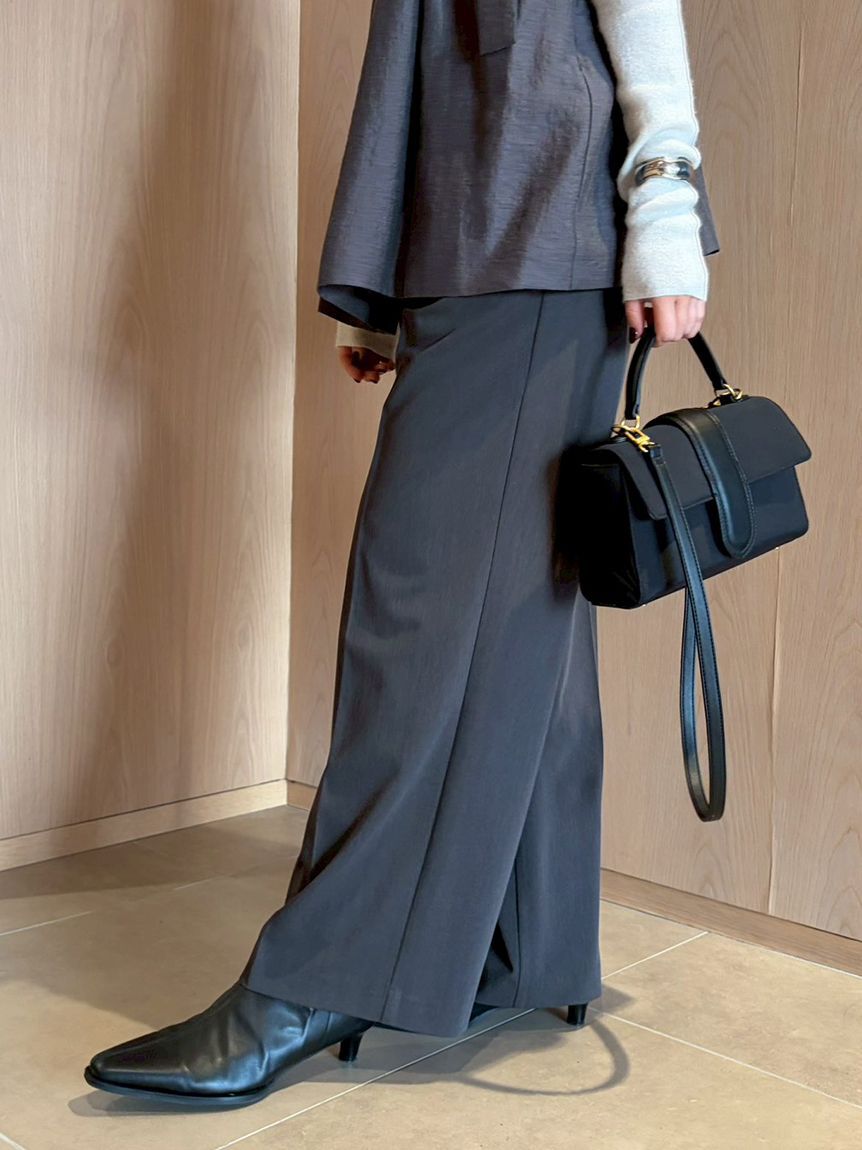 Mila Owen「【セットアイテム】ペプラムキャミブラウス&times;パンツ SET UP」|ワンピース|