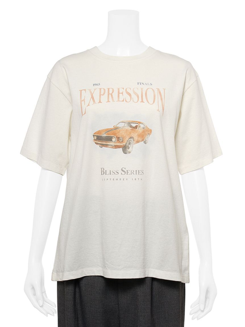 Mila Owen「ヴィンテージライクグラフィックTシャツ」|Tシャツ・カットソー|