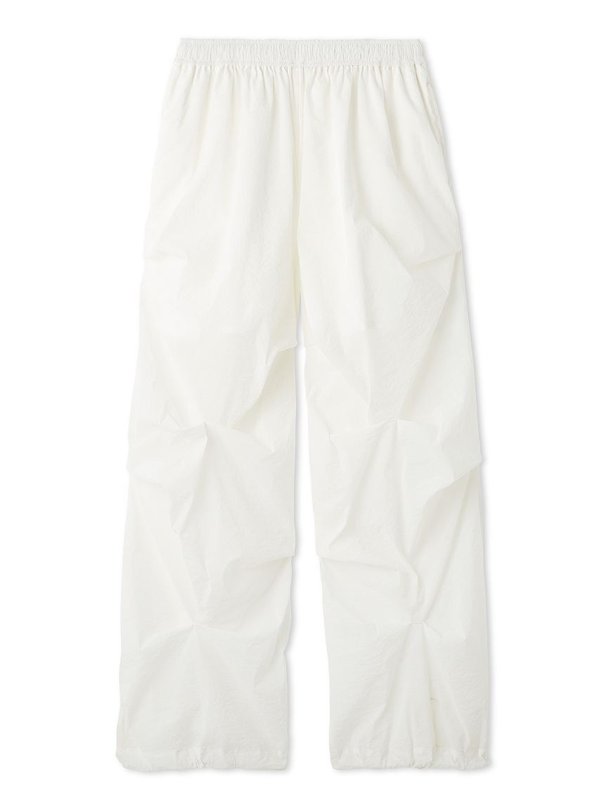 emmi atelier「ランダムタックナイロンワークパンツ」|チノ|