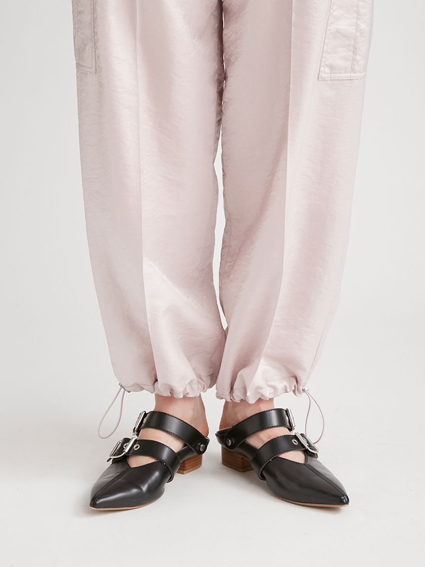 FURFUR「【WEB限定カラー】ダブルストラップバブーシュ」|パンプス|