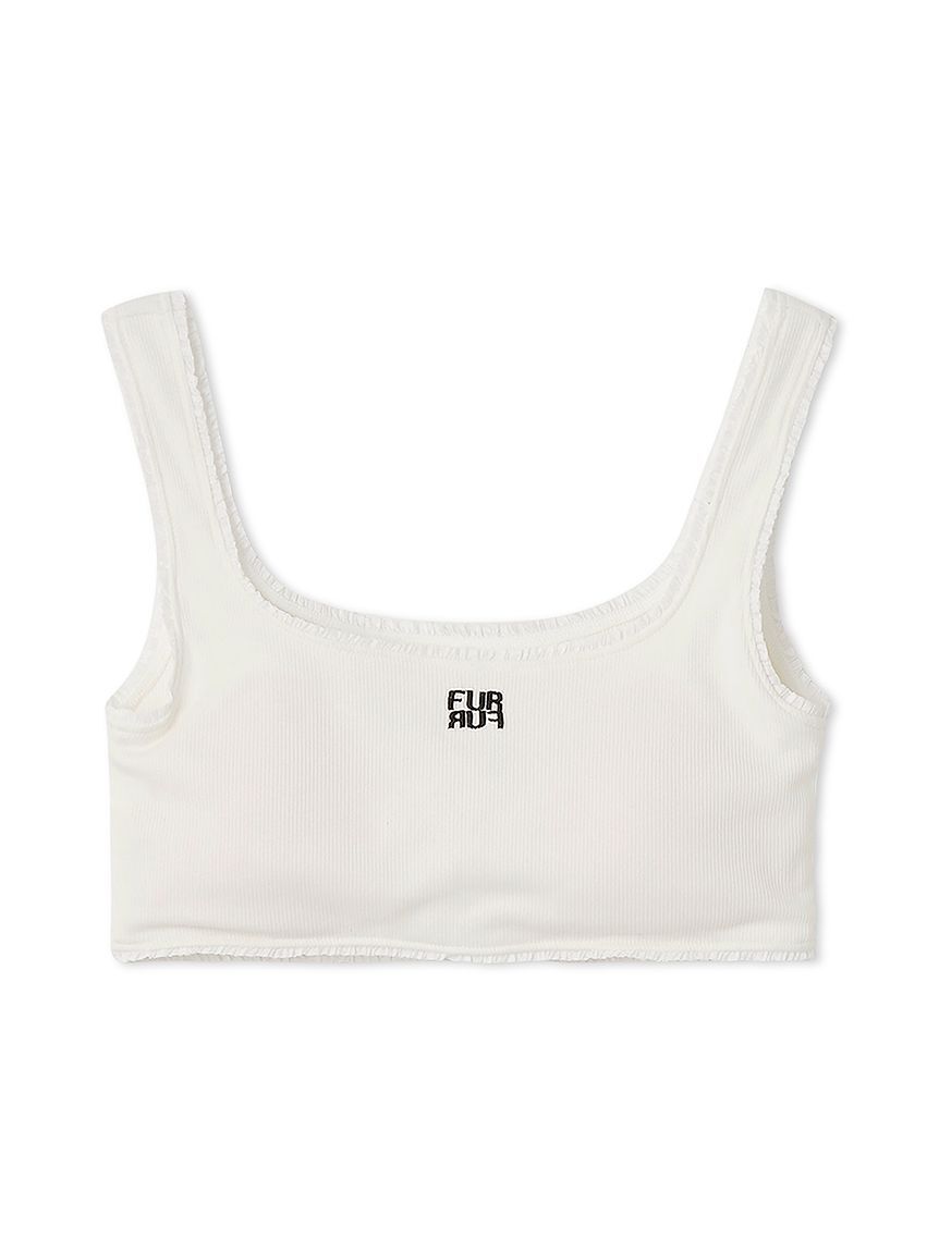 FURFUR「ロゴ刺繍カップインタンクトップ」|タンクトップ|