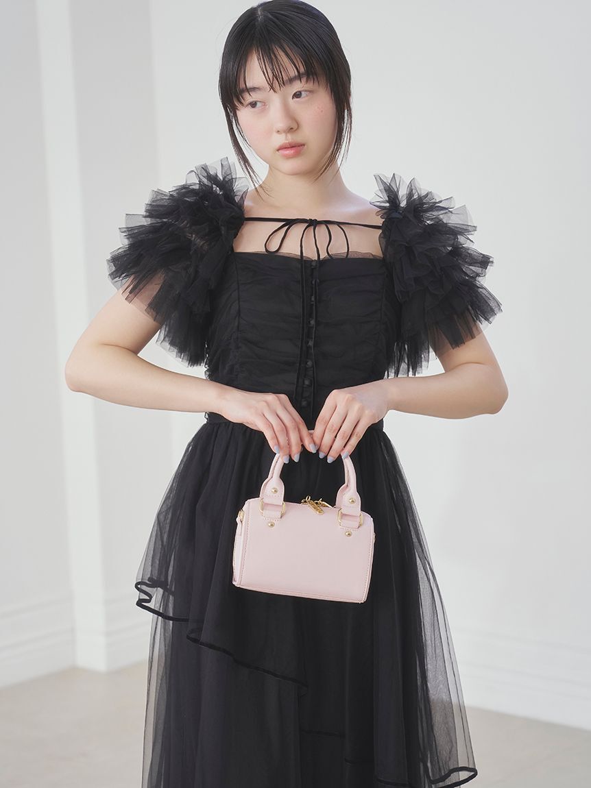 FURFUR「チュールボレロセットキャミドレス」|ドレス|