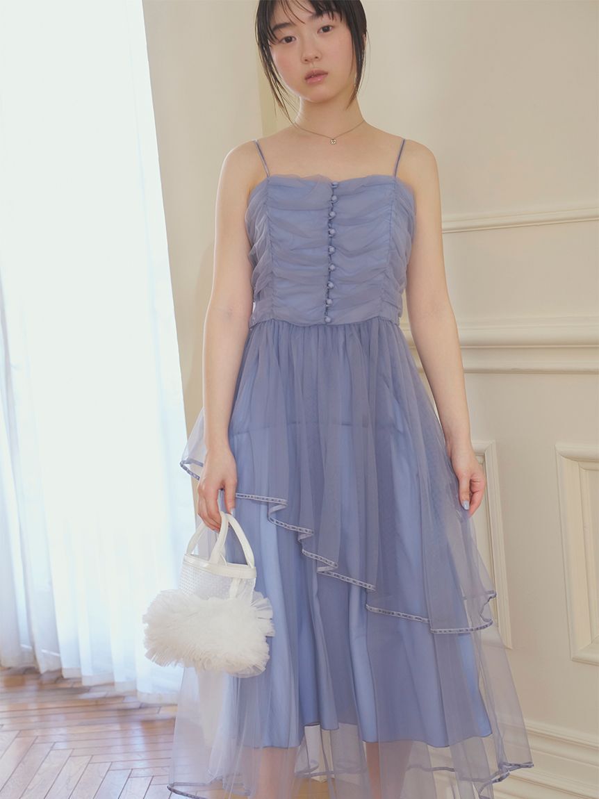 FURFUR「チュールボレロセットキャミドレス」|ドレス|