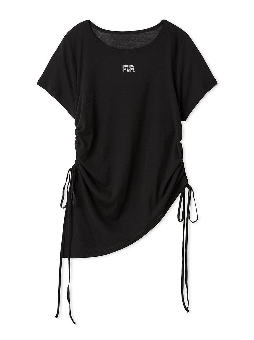 FURFUR「【WEB限定カラー】クリスタルロゴアシンメトリーTシャツ」|Tシャツ・カットソー|