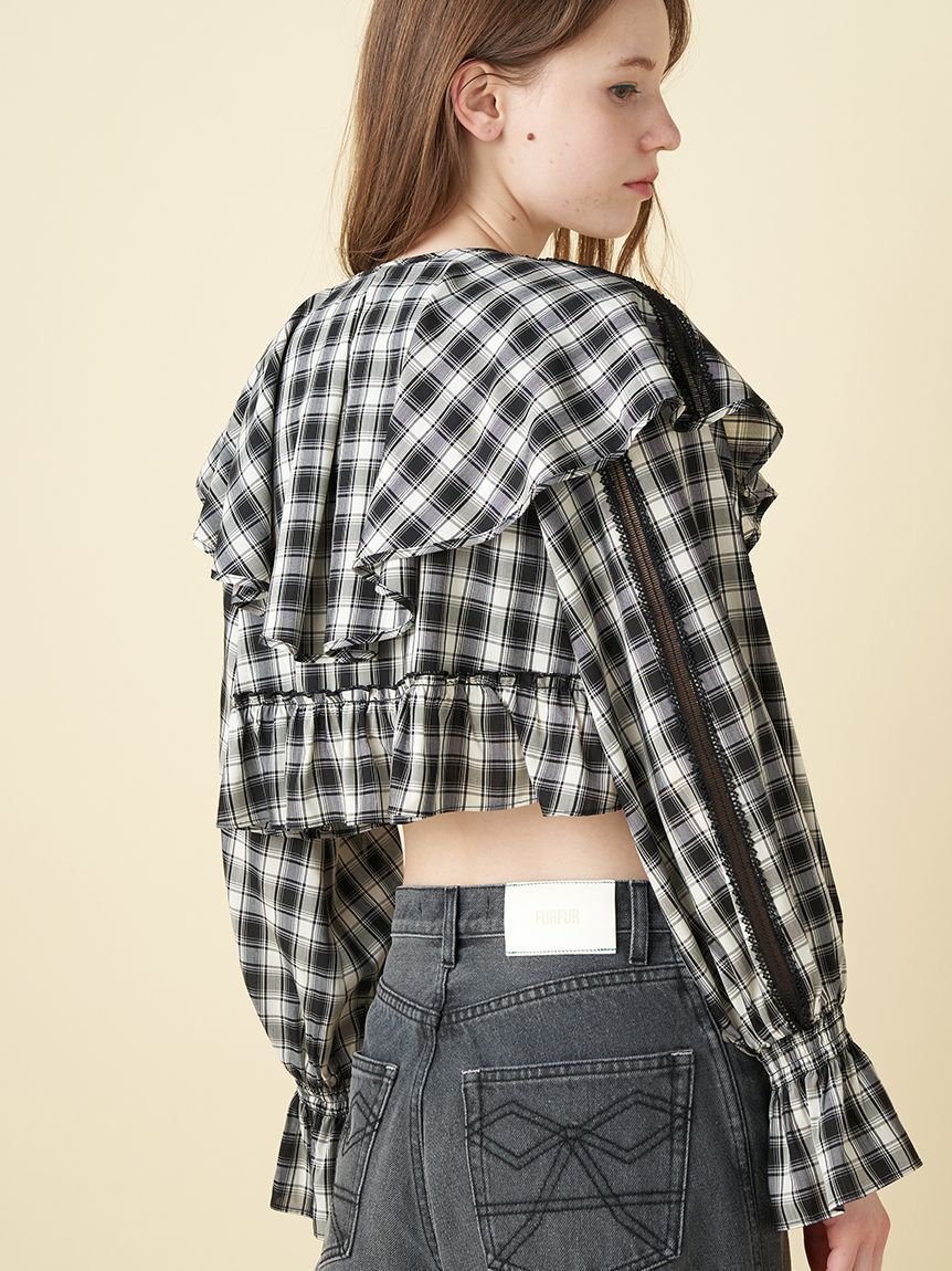 FURFUR「フリルボレロブラウス」|シャツ・ブラウス|