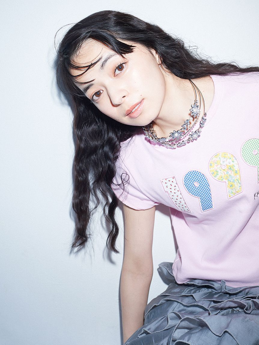 FURFUR「【上國料萌衣コラボ】1999アップリケTシャツ」|Tシャツ・カットソー|PNK