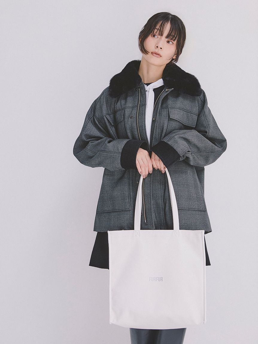 FURFUR「パデットボウタイワークブルゾン」|ブルゾン・スタジャン|