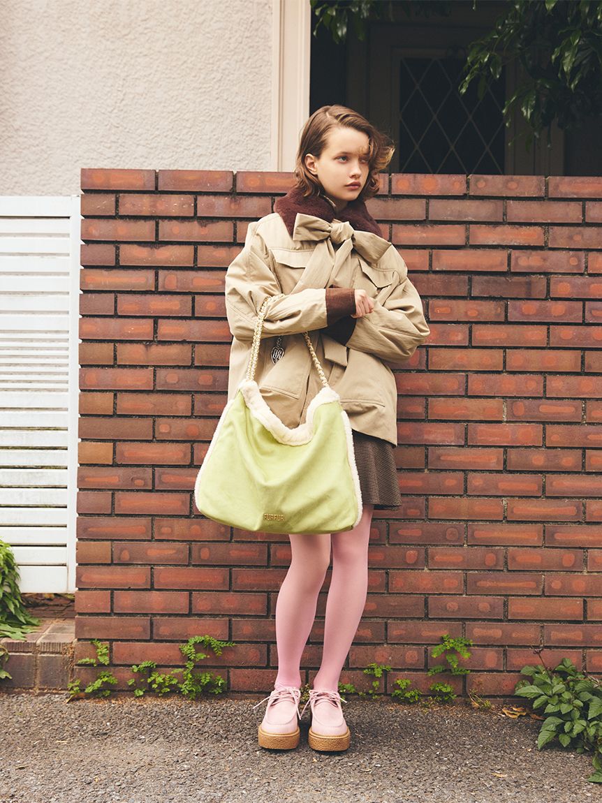 FURFUR「パデットボウタイワークブルゾン」|ブルゾン・スタジャン|