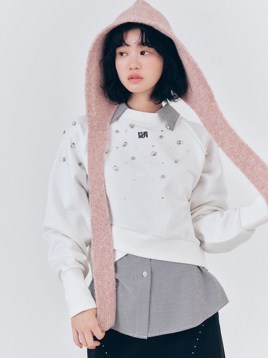 FURFUR「スタッズデザインミニスカート」|スカート|