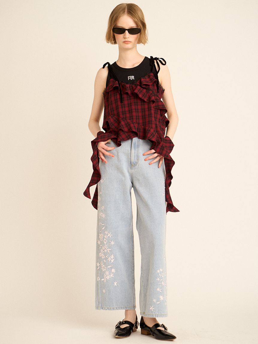 FURFUR「フリルキャミトップス」|キャミソール|