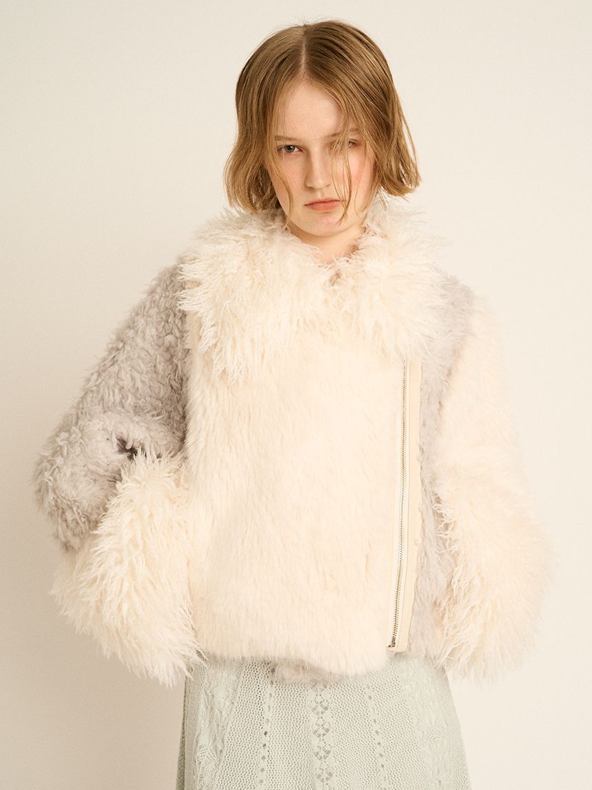 FURFUR「透かし編みニットワンピース」|ワンピース|