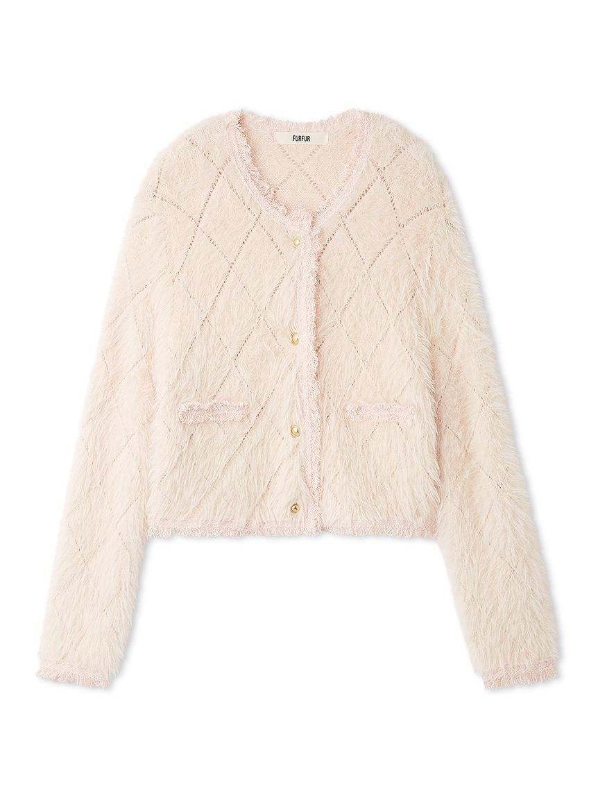 FURFUR「【限定カラー】フェザーツイードカーディガン」|カーディガン|