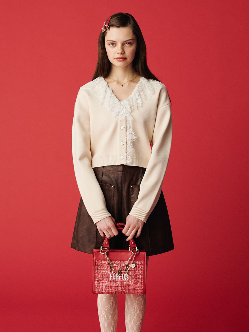 FURFUR「【限定カラー】ツイードロゴトートバッグ」|トートバッグ|