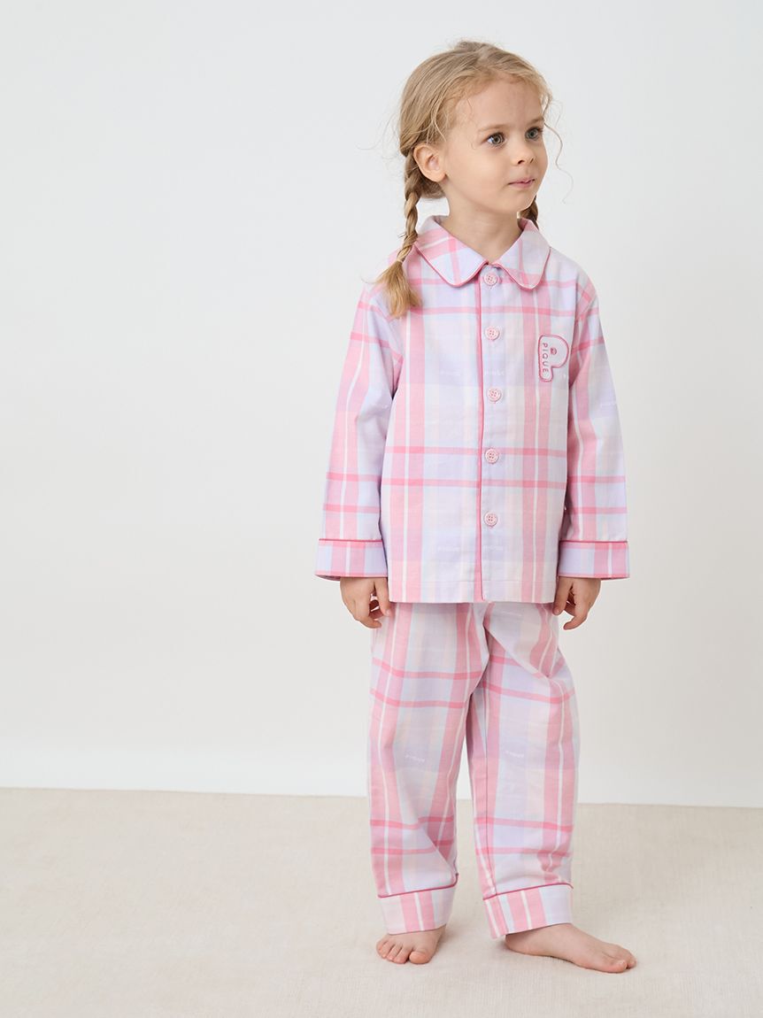 GELATO PIQUE KIDS & BABY「【KIDS】チェック柄ロングパンツ」|ルームウェア|