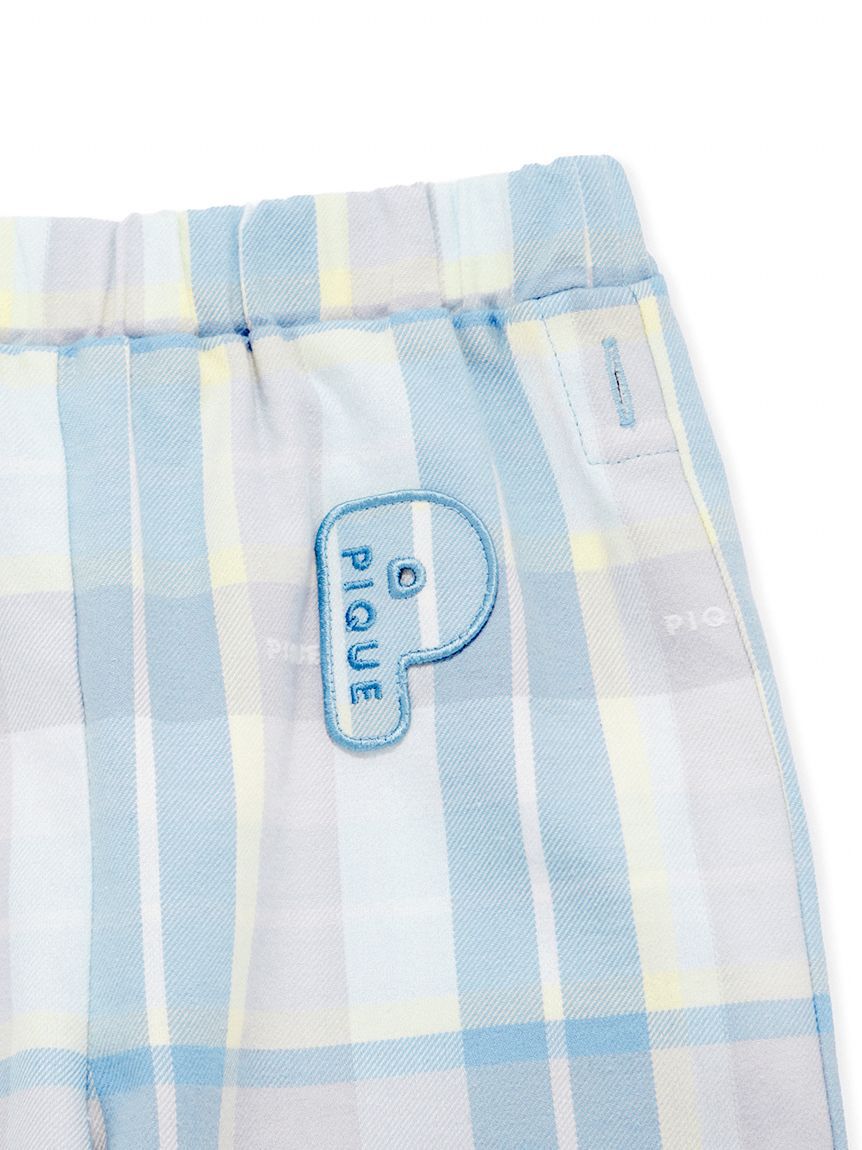 GELATO PIQUE KIDS & BABY「【KIDS】チェック柄ロングパンツ」|ルームウェア|