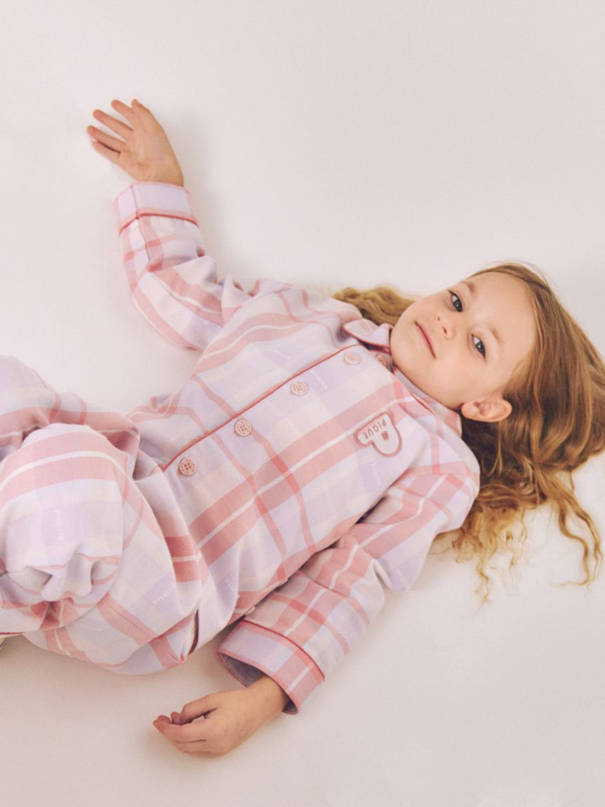 GELATO PIQUE KIDS & BABY「【KIDS】チェック柄ロングパンツ」|ルームウェア|