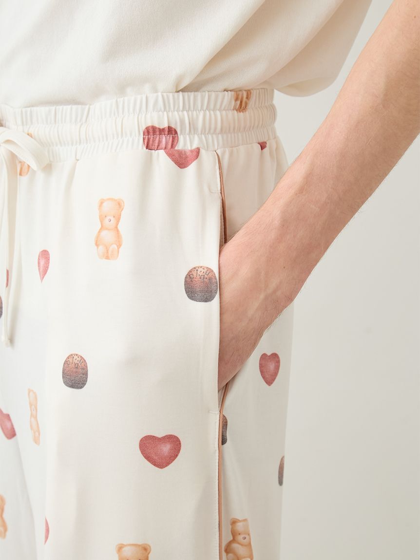 GELATO PIQUE HOMME「【Valentine】【HOMME】総柄ロングパンツ」|ルームウェア|