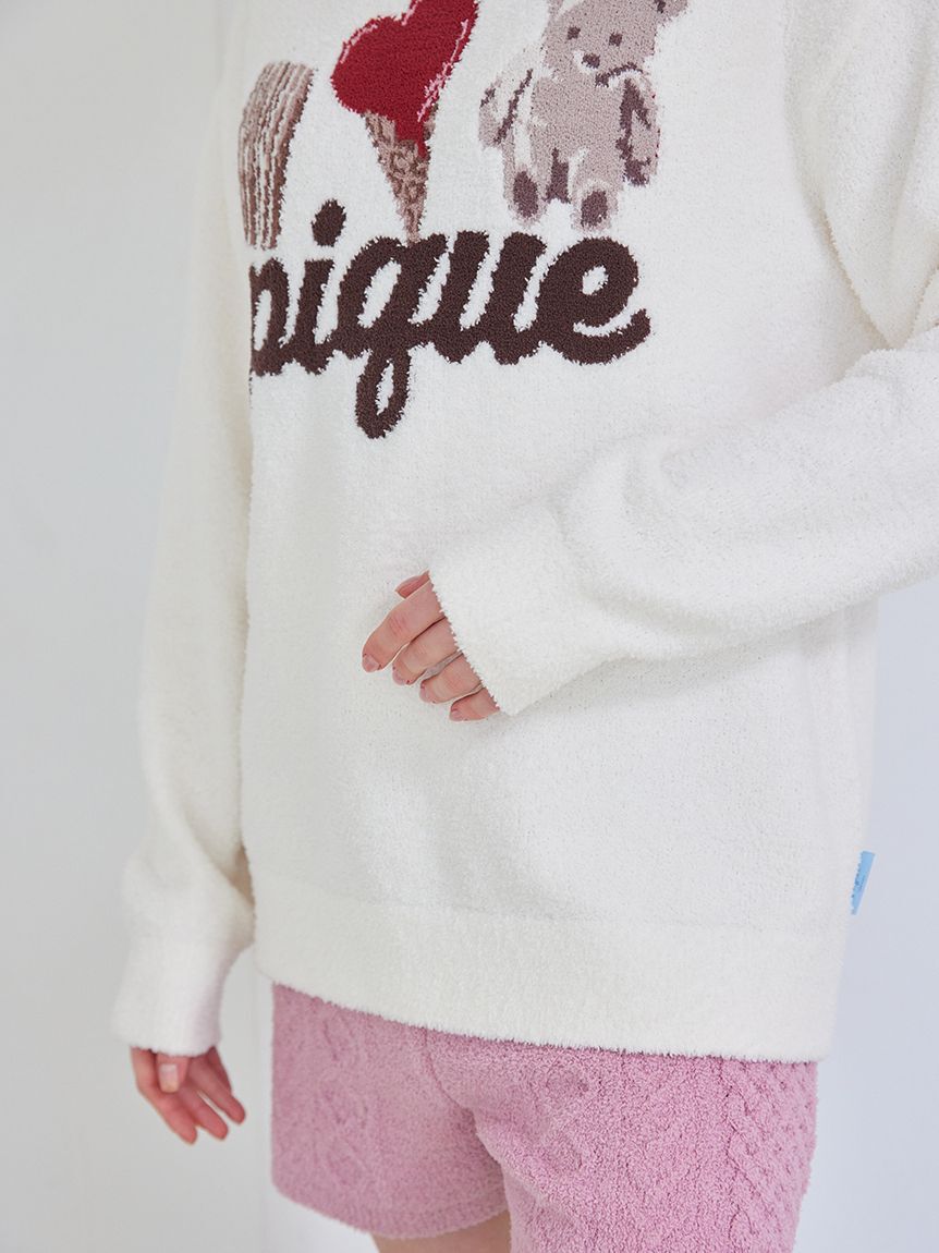 gelato pique「【Valentine】ワンポイントジャガードプルオーバー」|ルームウェア|