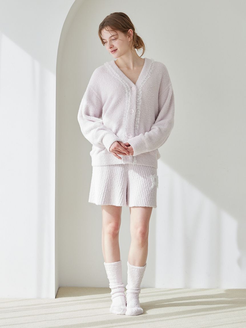gelato pique「フリルロゴリブフレアショートパンツ」|ルームウェア|