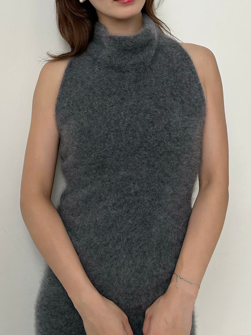 SNIDEL「【HIGH QUALITY】メリノウールアメスリニットワンピース」|ワンピース|