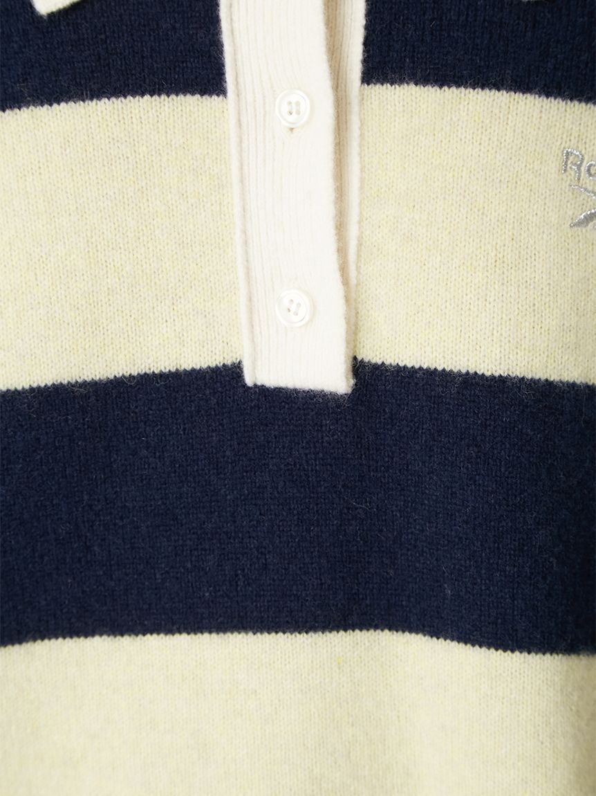 FRAY I.D「【Reebok&times; FRAY I.D】ラガーカラーポロニットプルオーバー」|ニット・セーター|