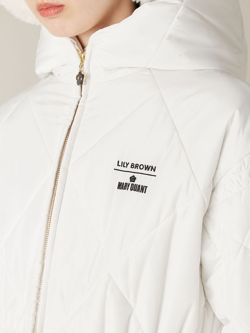 LILY BROWN「【LILY BROWN&times;MARY QUANT】デイジーチャーム付きクラシカルキルティングコート」|その他|