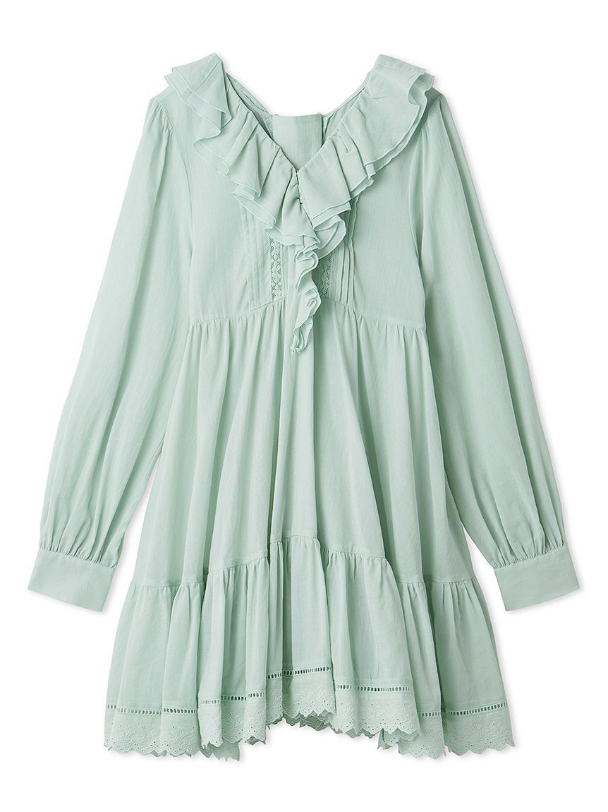 LILY BROWN「コットンレースミニワンピース」|ワンピース|