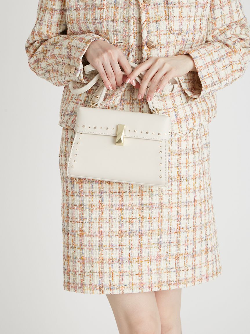 CELFORD「【リュタン】ビジュースタッズポシェット（Ｍ）」|ショルダー・メッセンジャー|