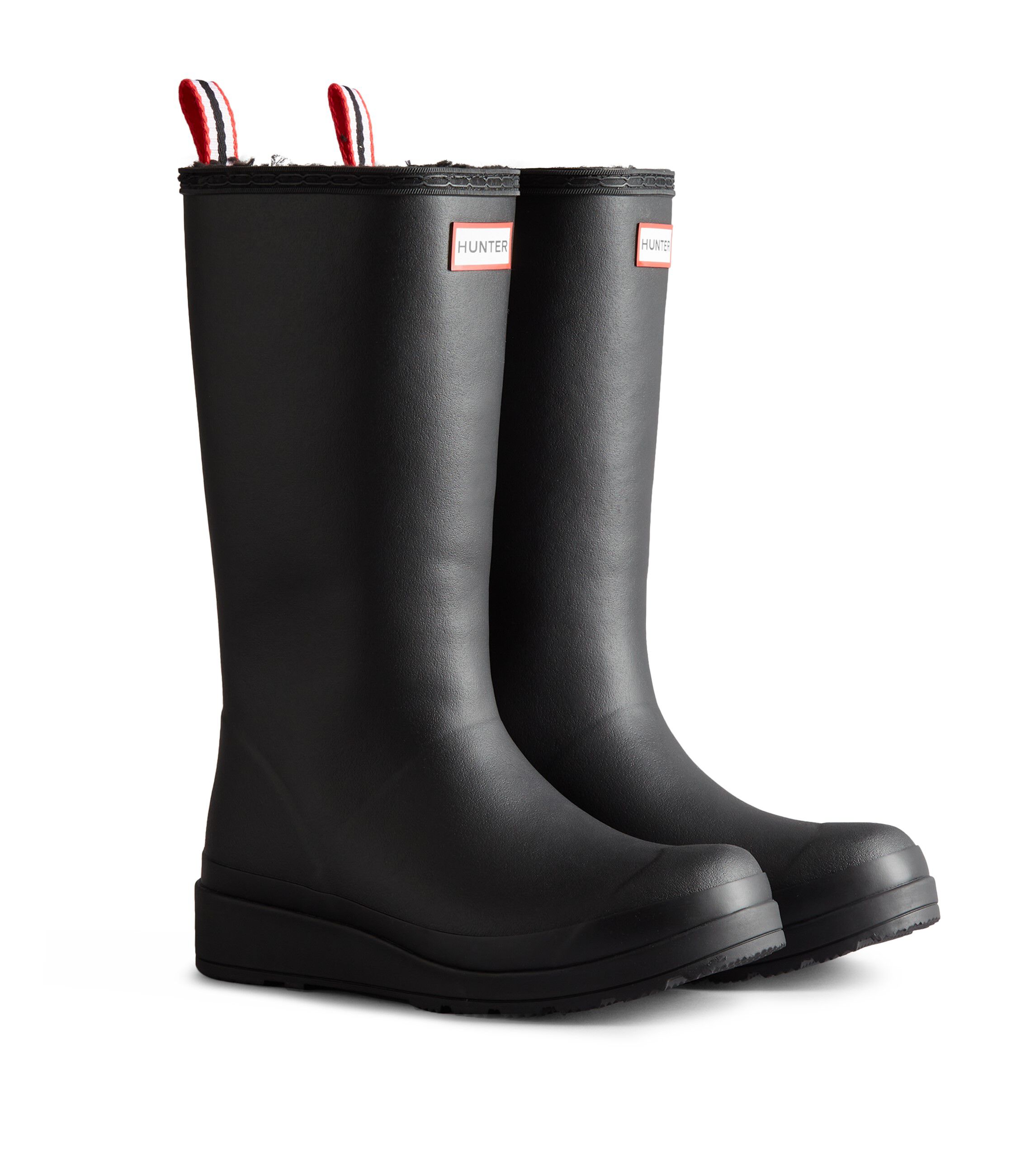 HUNTER「WOMENS PLAY TALL SHERPA INSULATED BOOT」|ロングブーツ|BLK