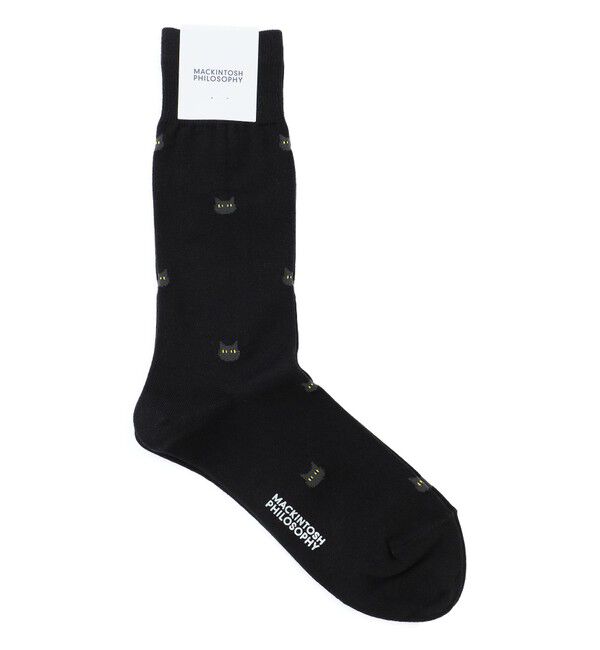 MACKINTOSH PHILOSOPHY「キャット カジュアルソックス」|ソックス|ブラック