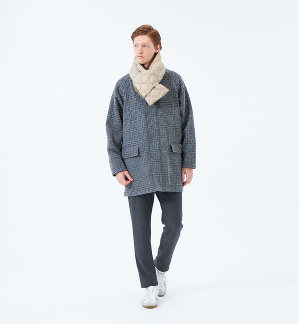 MACKINTOSH PHILOSOPHY「タフタ&times;ボア リバーシブルダウンマフラー with TAION」|マフラー|