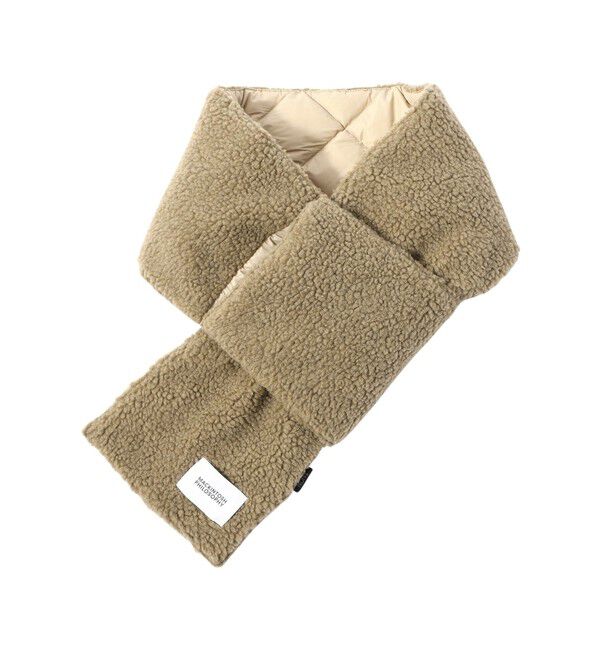 MACKINTOSH PHILOSOPHY「タフタ&times;ボア リバーシブルダウンマフラー with TAION」|マフラー|