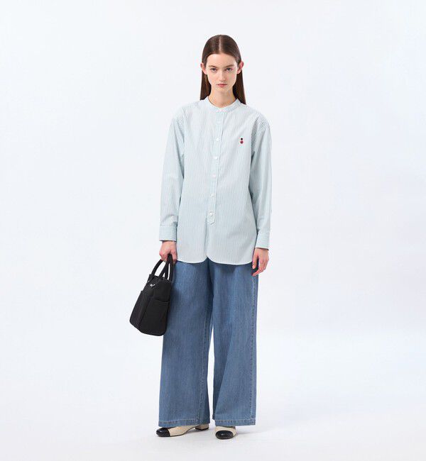 MACKINTOSH PHILOSOPHY「バッキンガムベア バンドカラーシャツ」|シャツ・ブラウス|