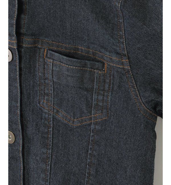 ikka kids「【親子コーデ】ストレッチノーカラーGジャン（110~160cm）」|その他|