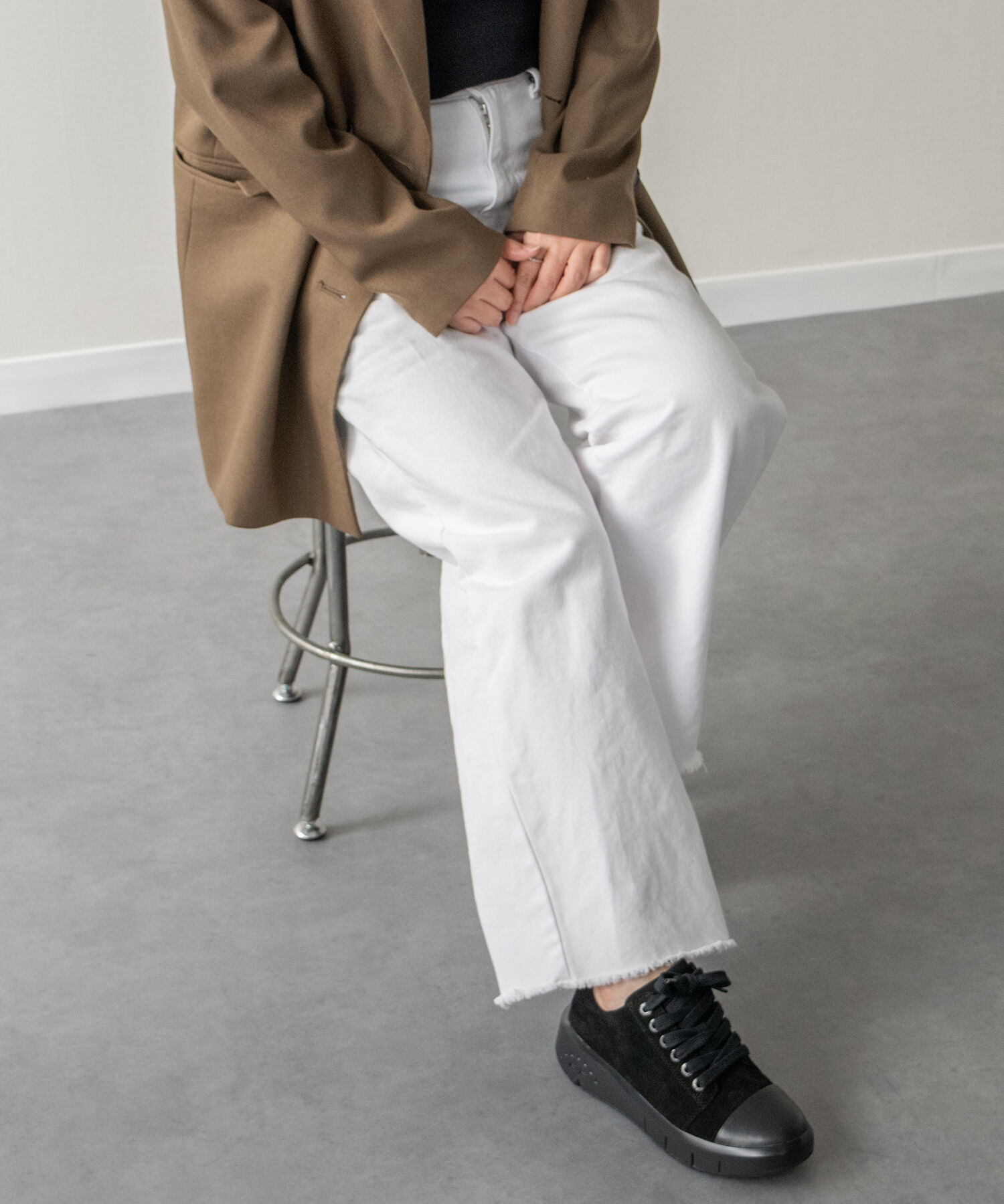 IMPORT SELECT「【bussola】撥水厚底レースアップスニーカー(955813)」|スニーカー|