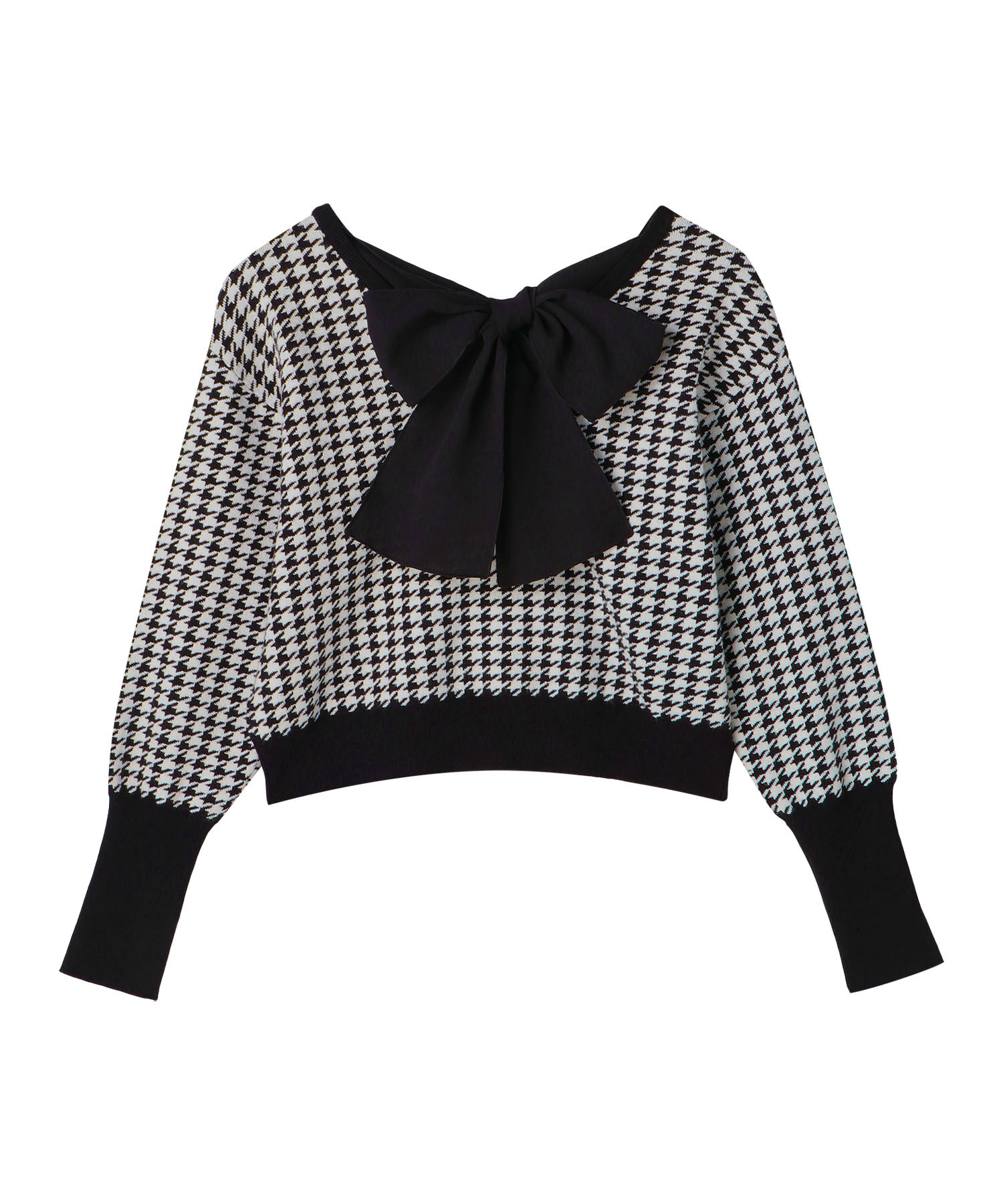 MARY QUANT「バックリボンニット プルオーバー」|シャツ・ブラウス|