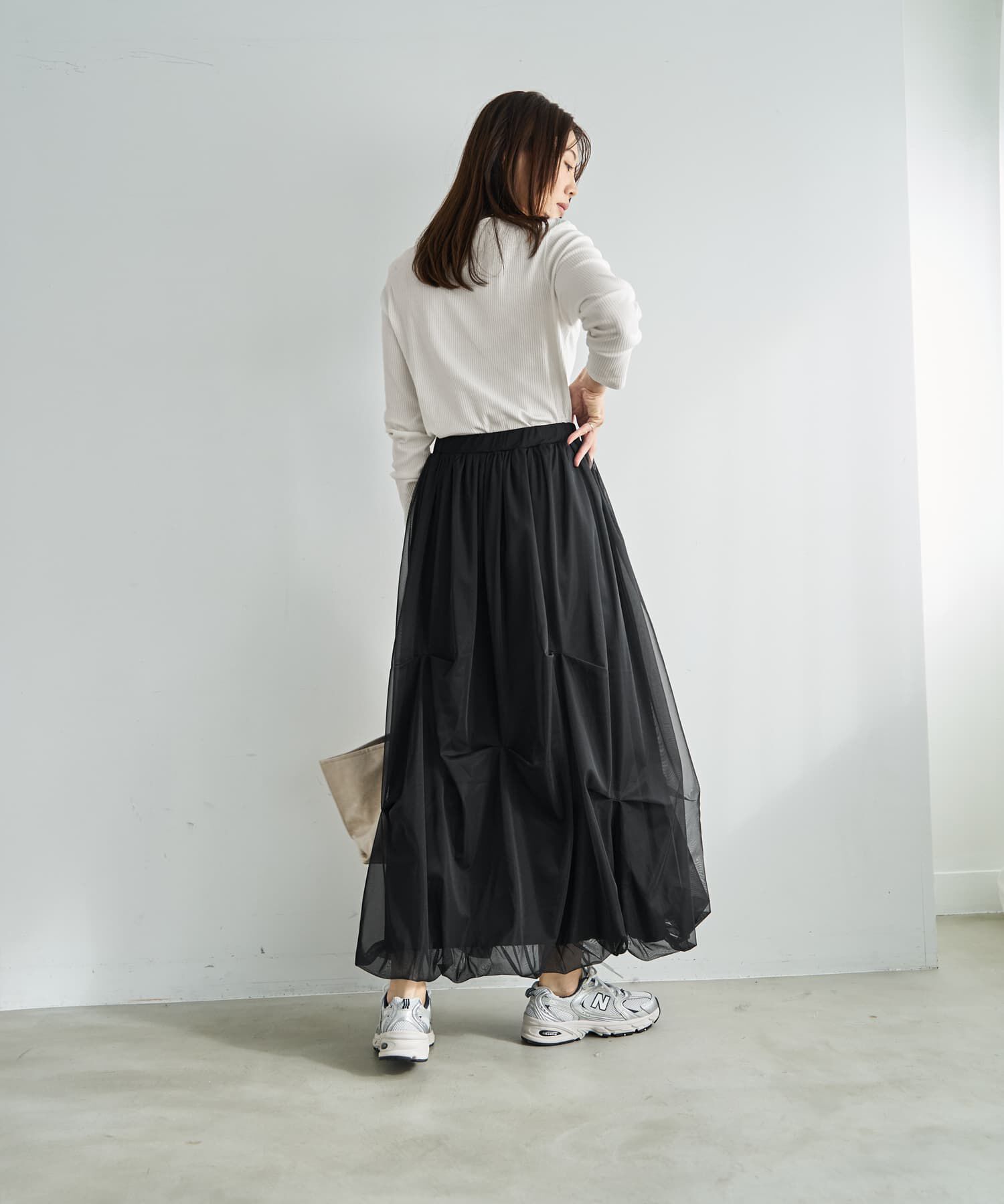 STYLE DELI「【LUXE】タックチュールバルーンスカート」|スカート|