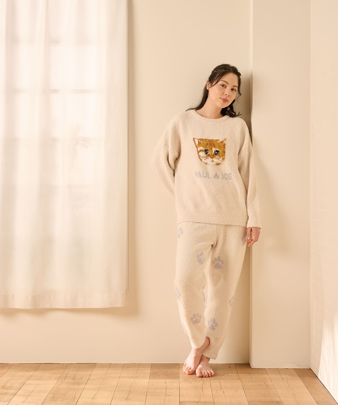 PAUL&JOE「ふわふわヌネットジャガード　プルオーバー」|ルームウェア|