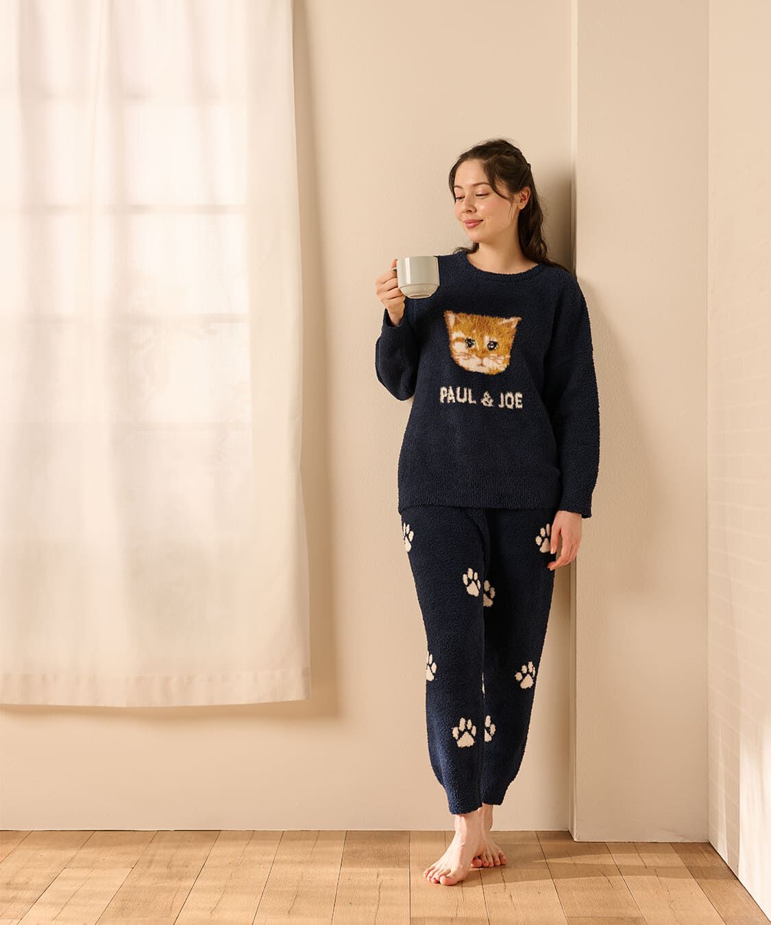 PAUL&JOE「ふわふわヌネットジャガード　プルオーバー」|ルームウェア|